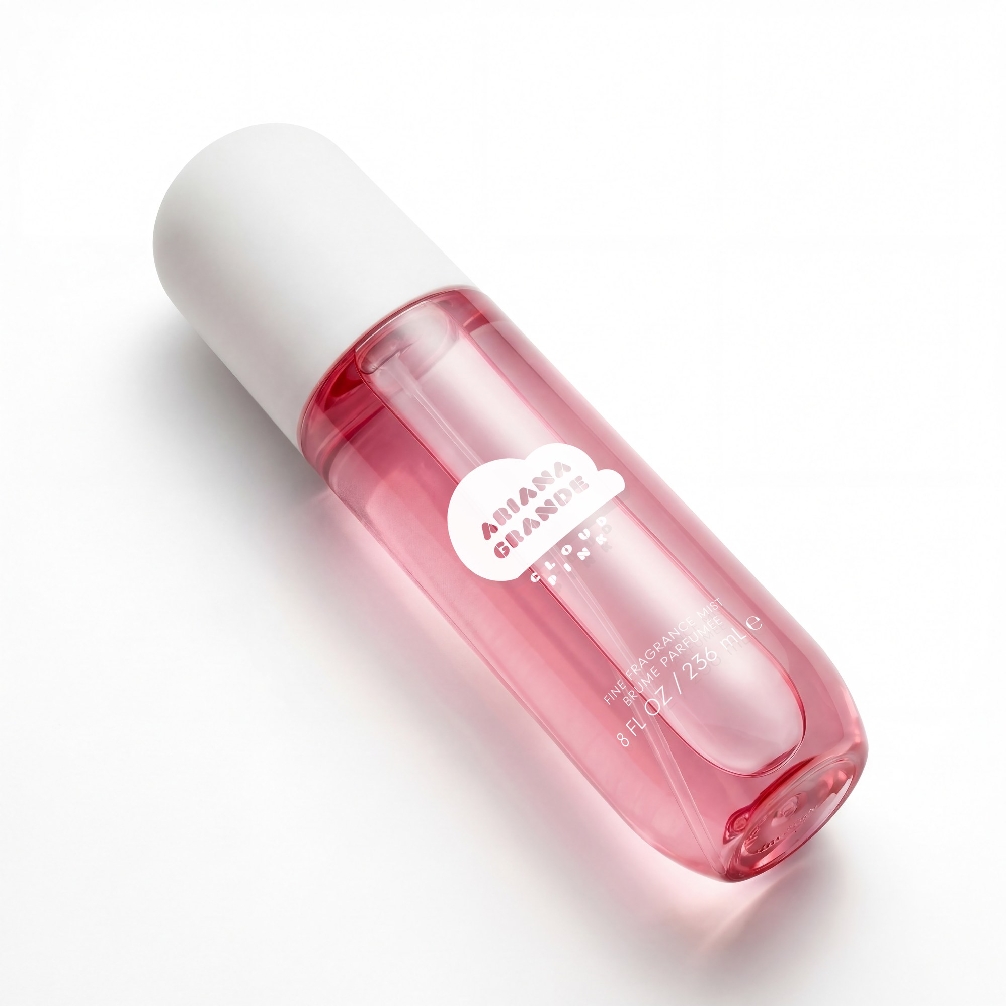 Cloud Pink mist packshot, angled
