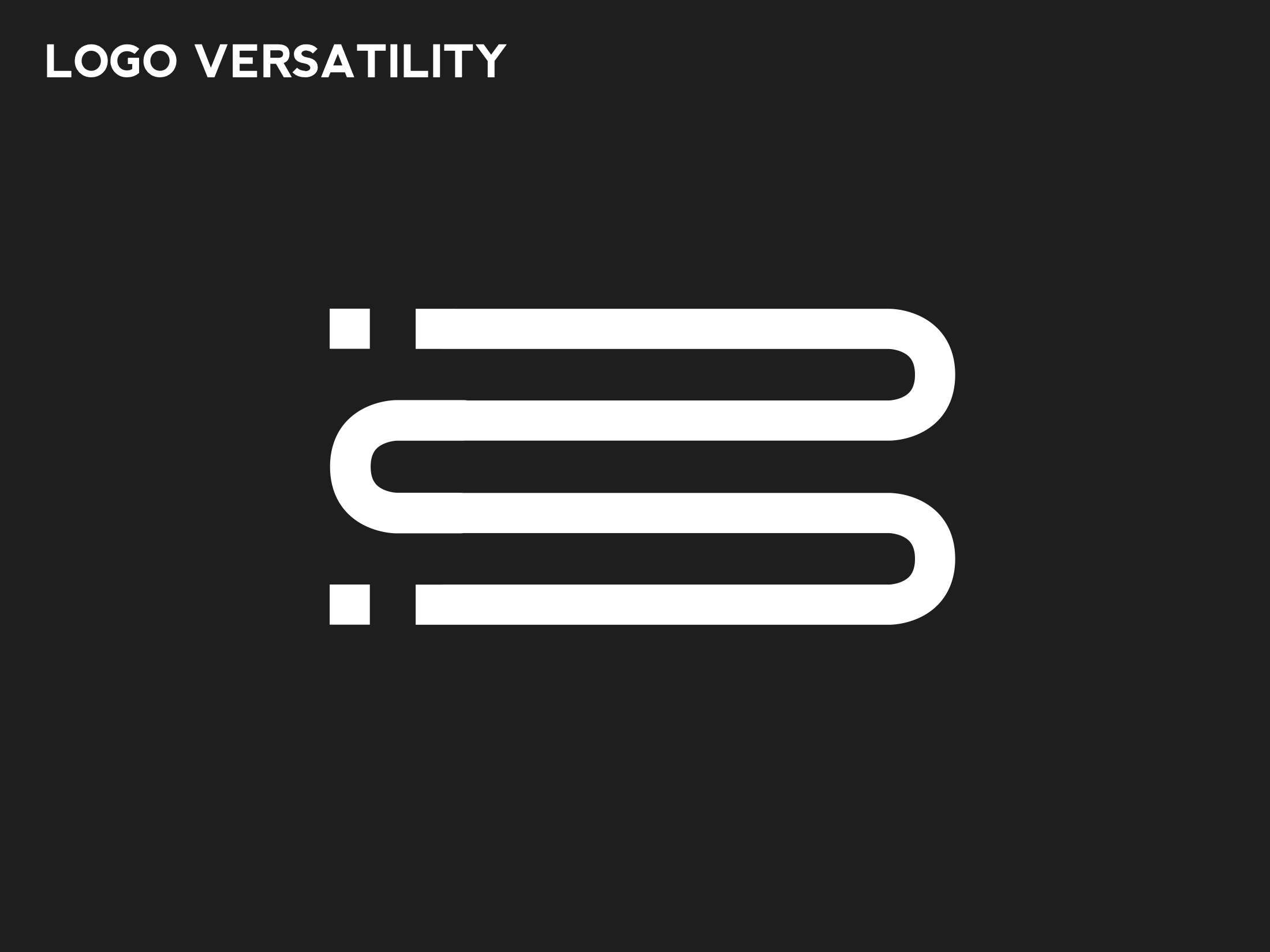 The monogram unwound: logo versatility across formats