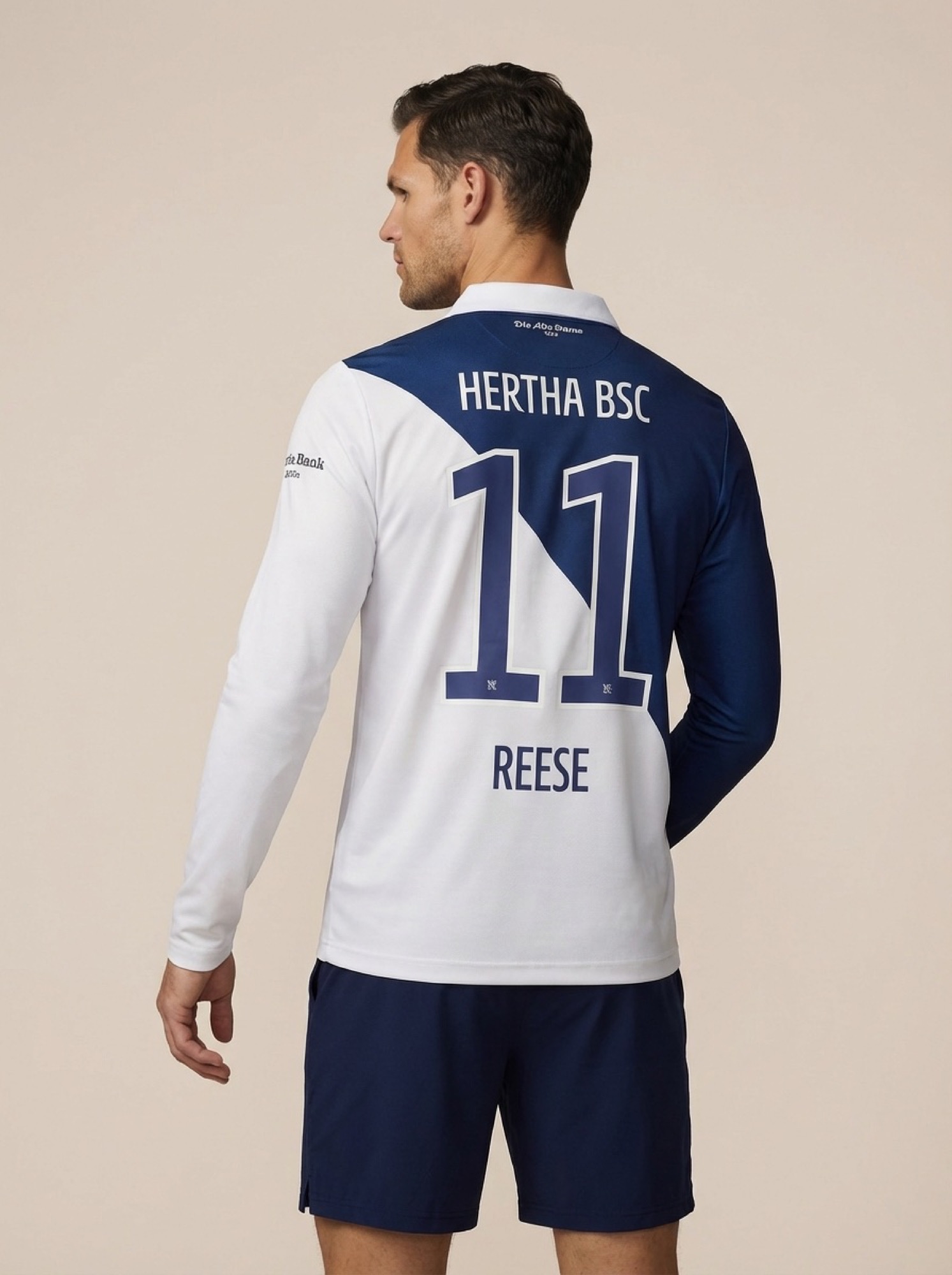 Hertha BSC shirt back with player name and number