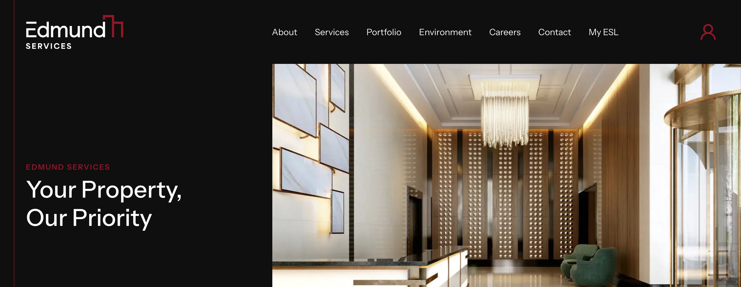 The Edmund Services homepage, live at edmundservices.com