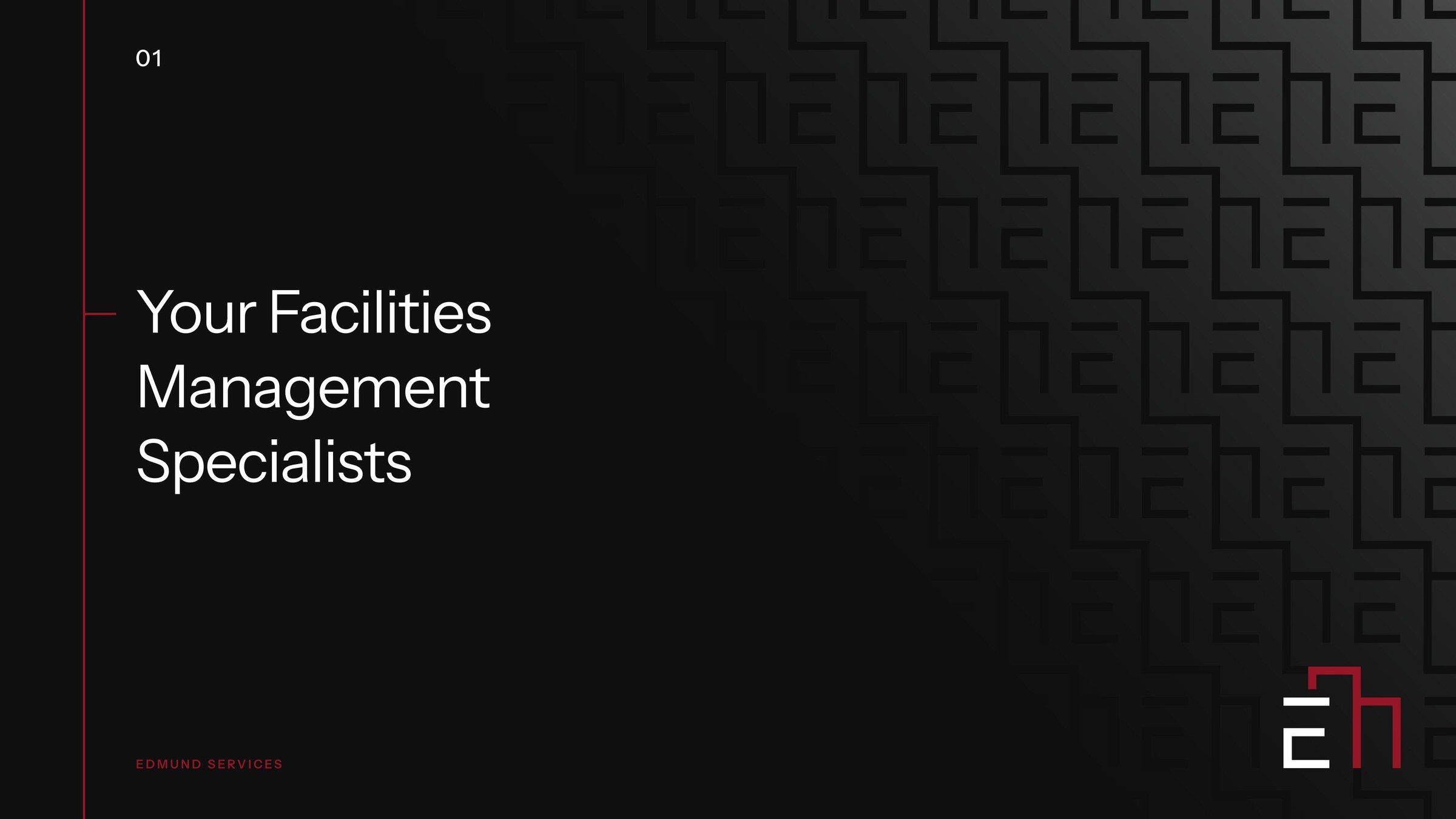 Your Facilities Management Specialists, pattern in application