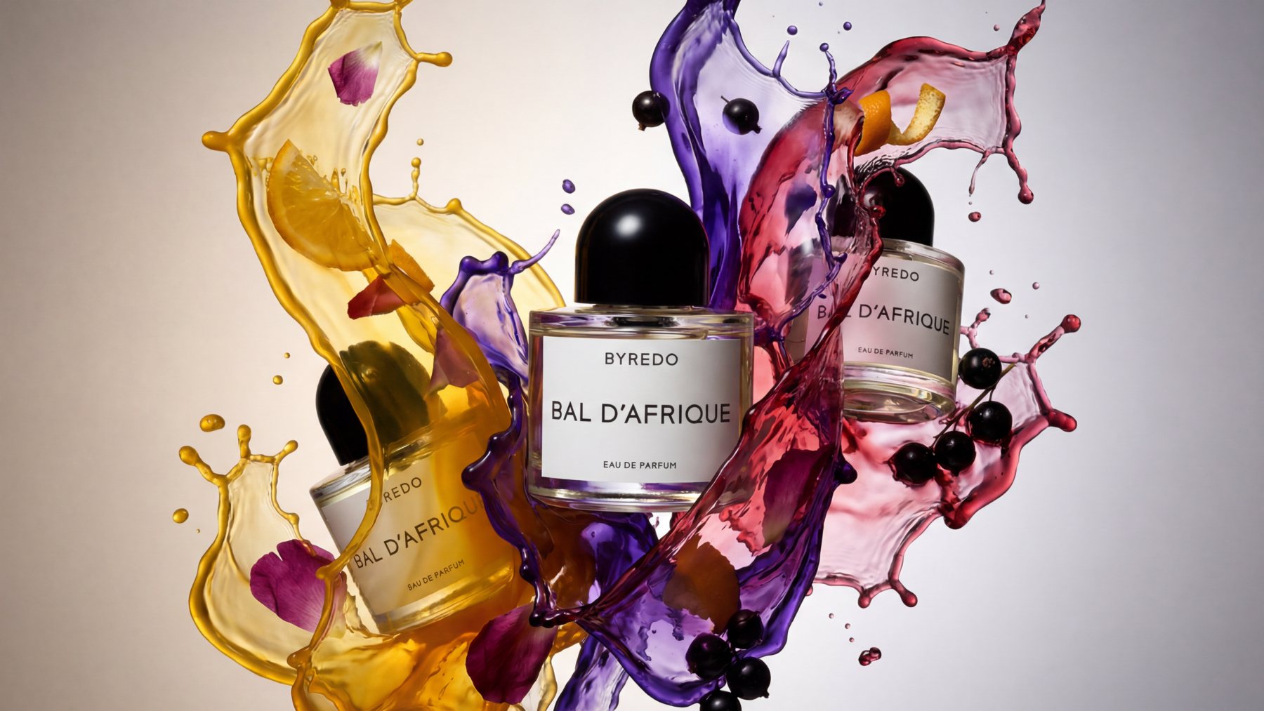 Colour and liquid speculative fragrance study