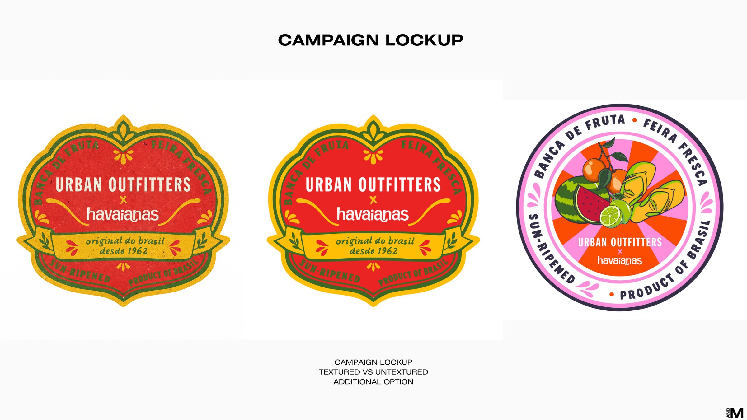 Campaign lockup, textured and untextured