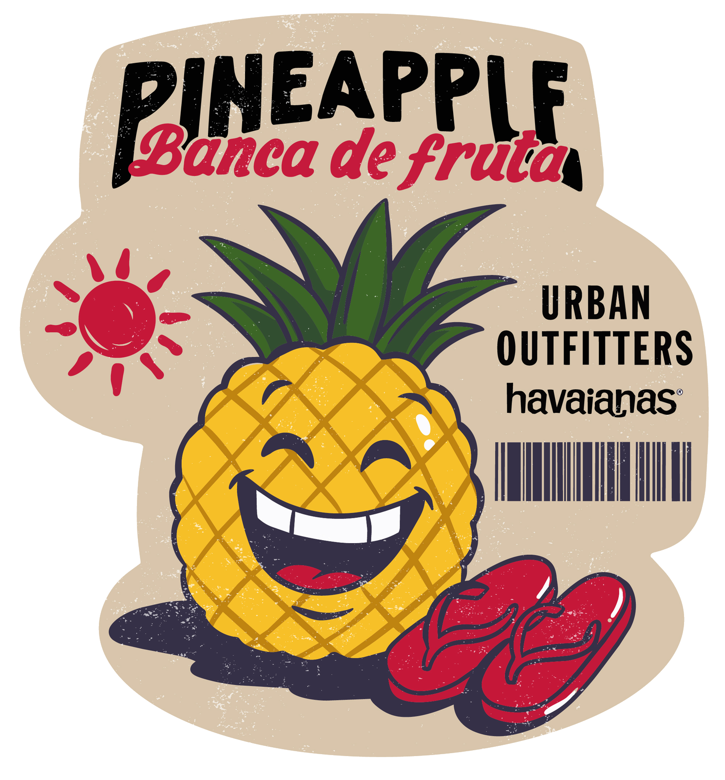 Pineapple character, Banca de Fruta