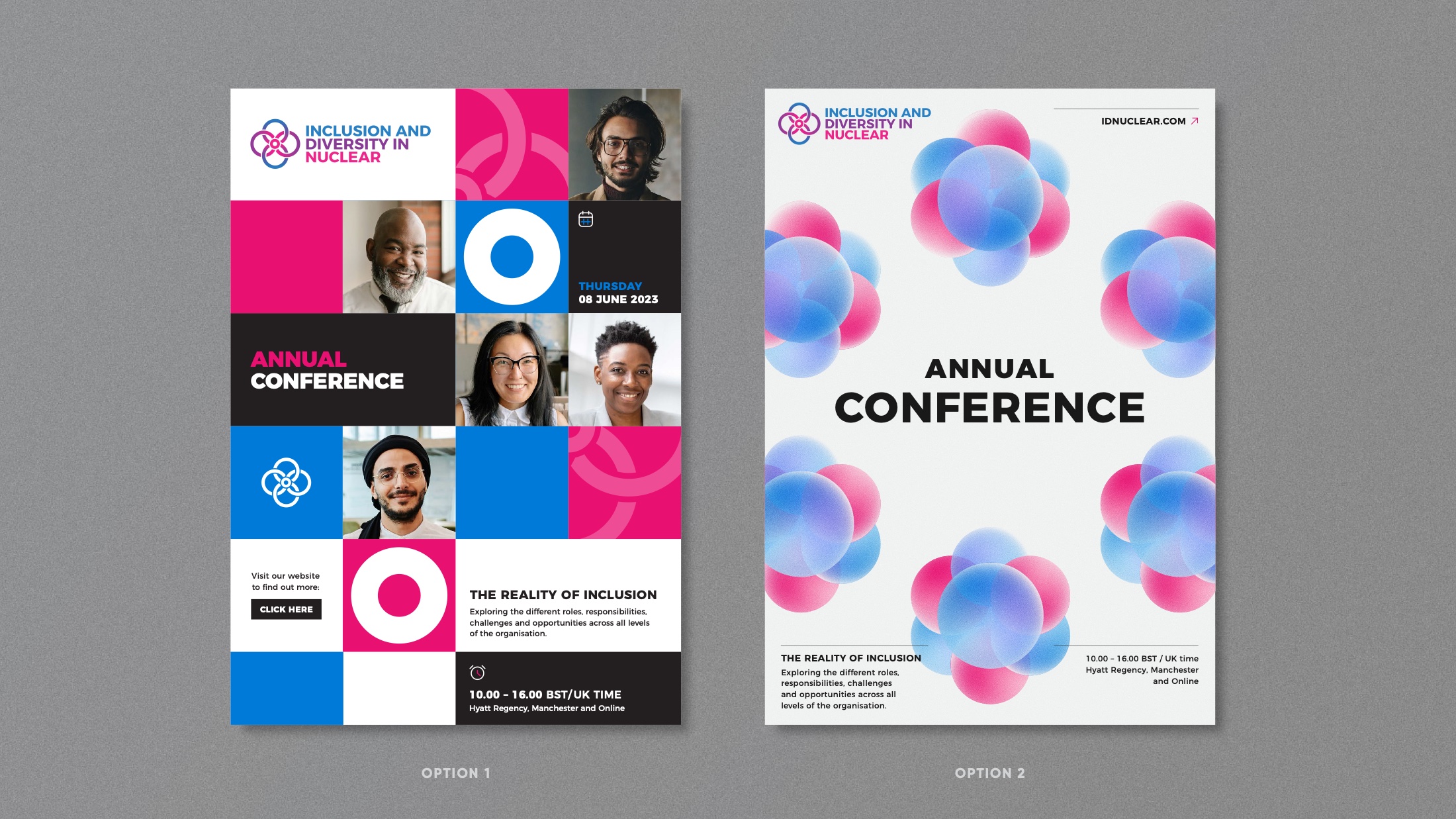 Conference poster routes one and two