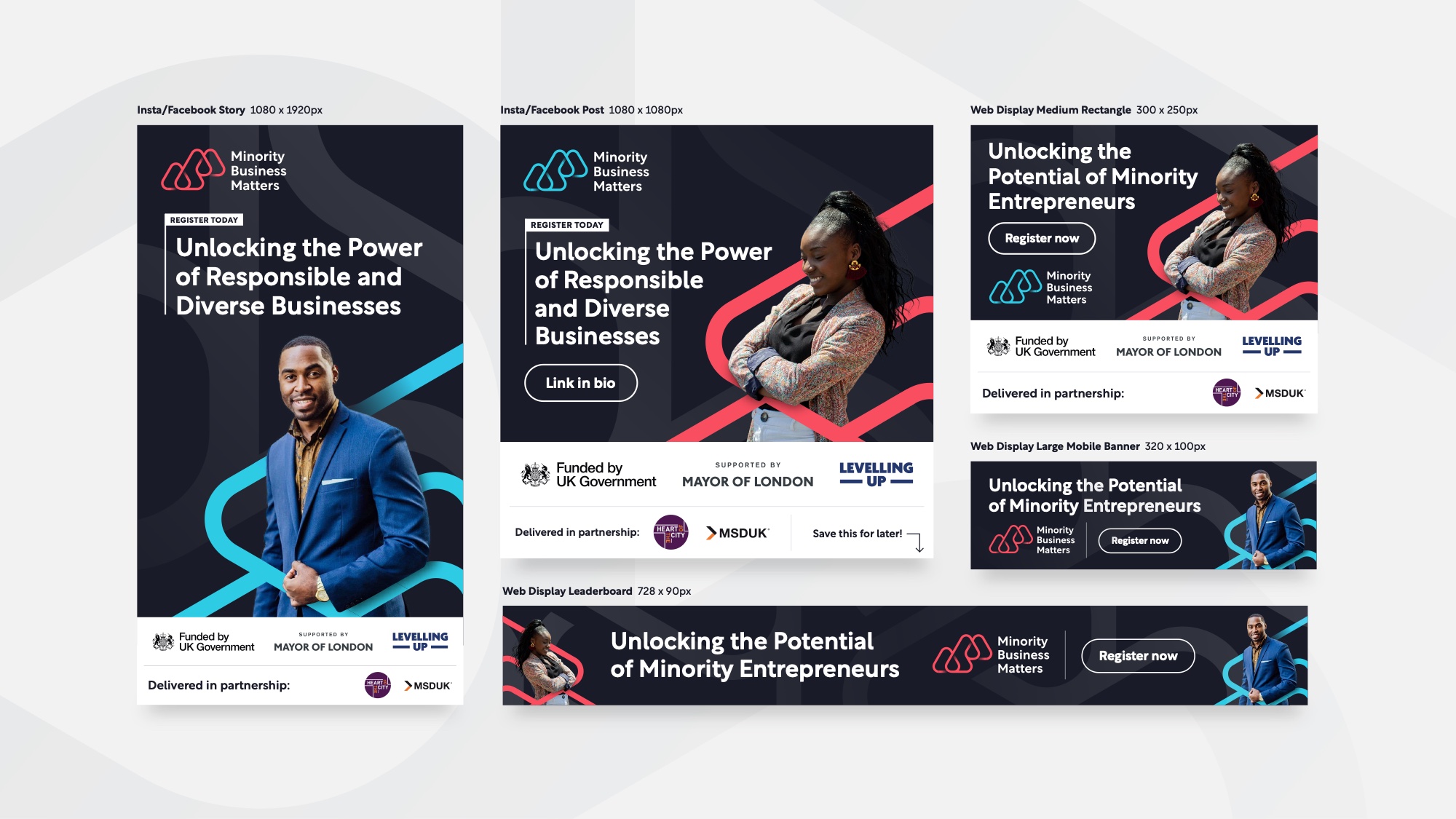 Printed collateral: flyers and programme literature
