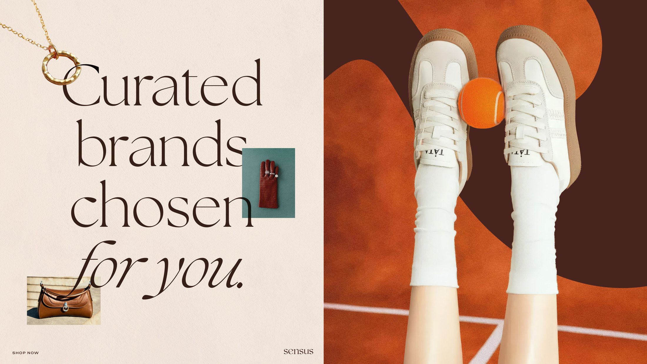 Curated brands chosen for you, campaign panel