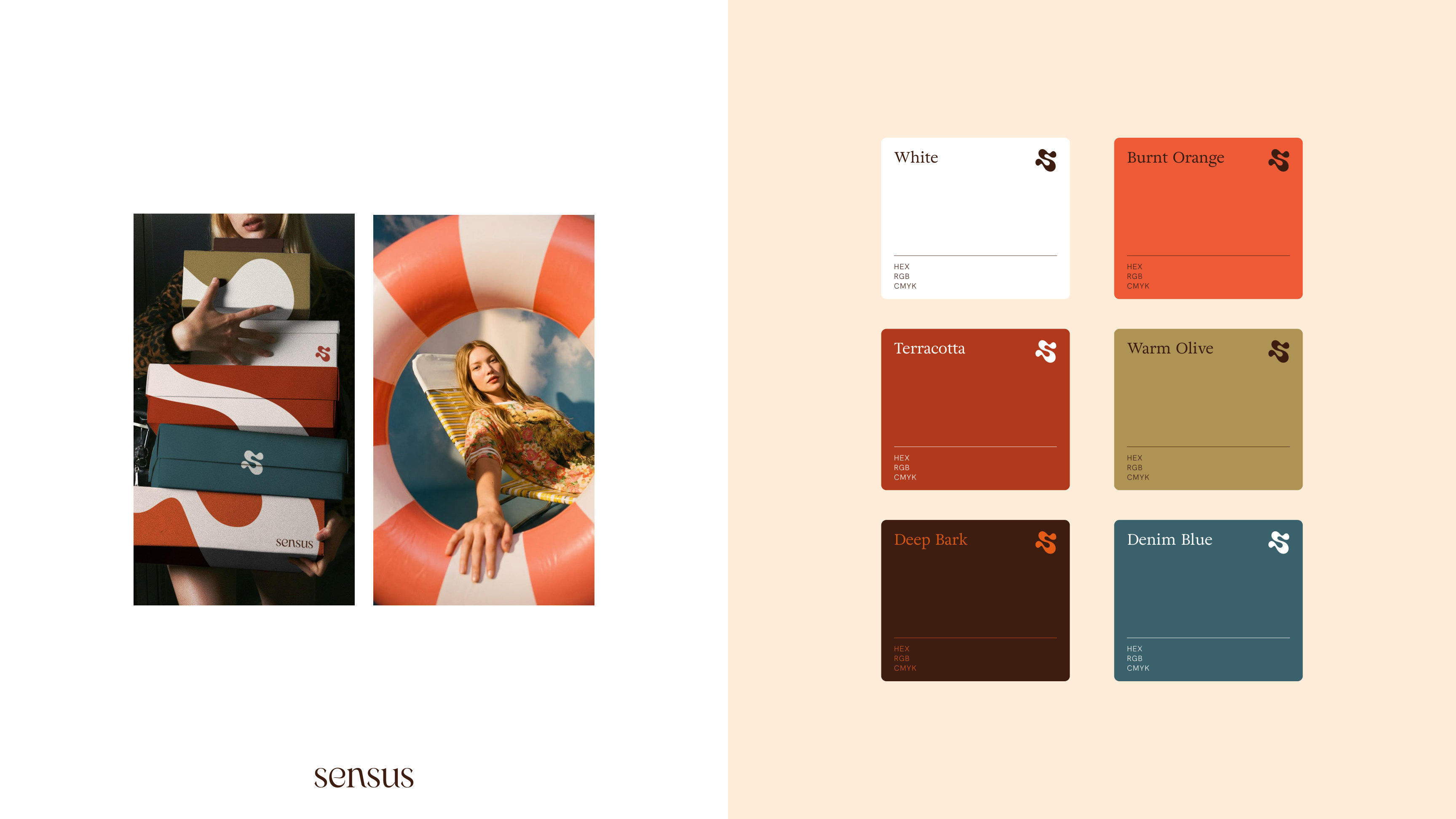 The palette shown against packaging and lifestyle imagery