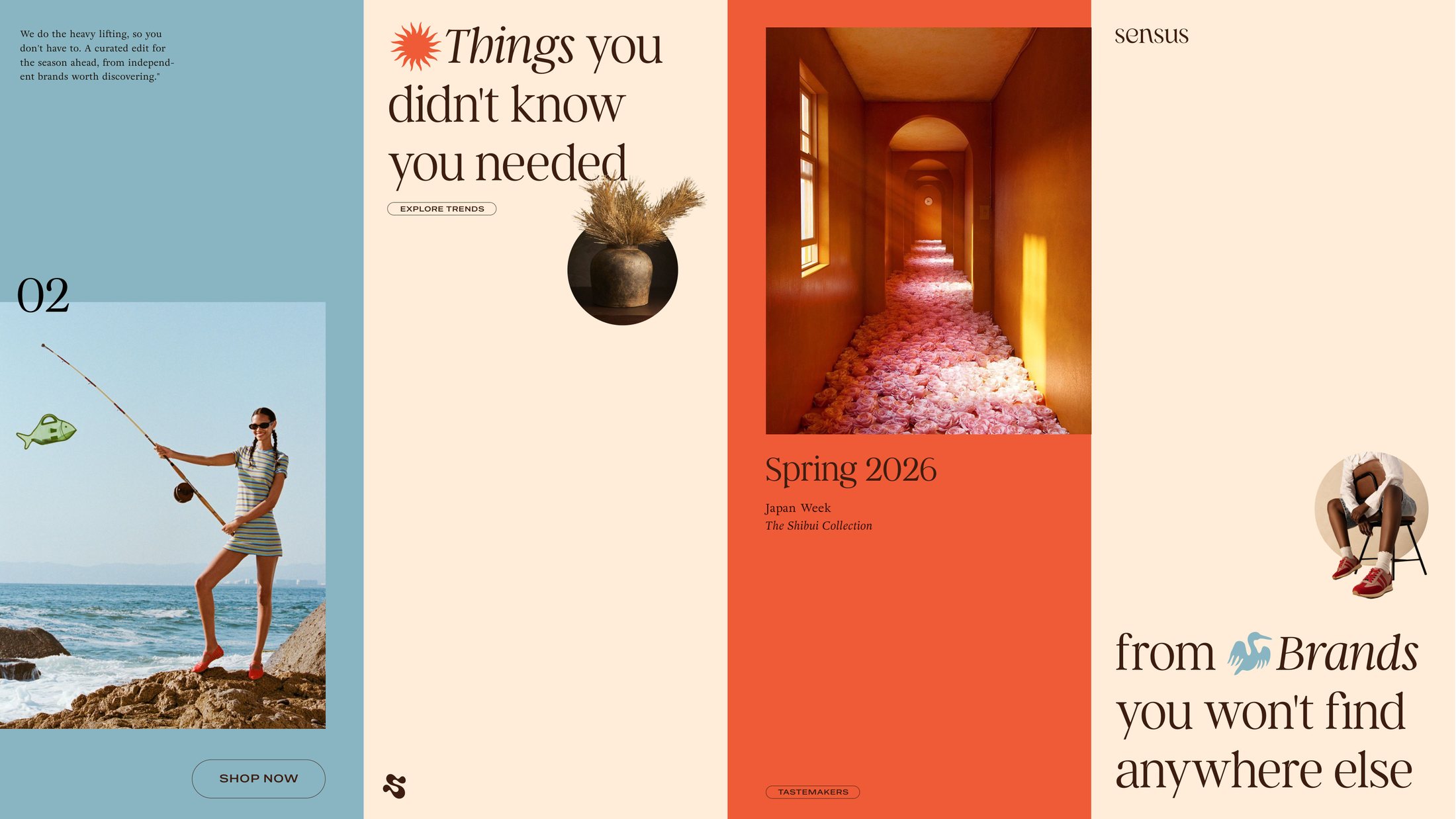 Spring 2026 triptych, things you didn't know you needed
