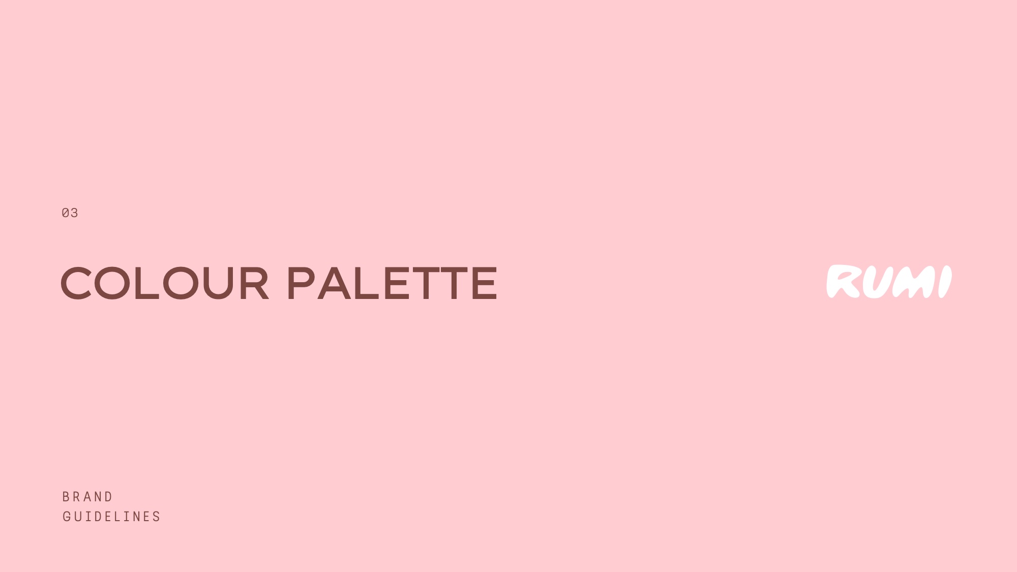 RUMI colour palette