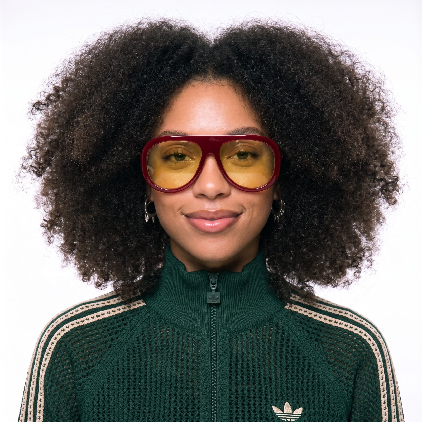 Casting direction study, hair and eyewear variant
