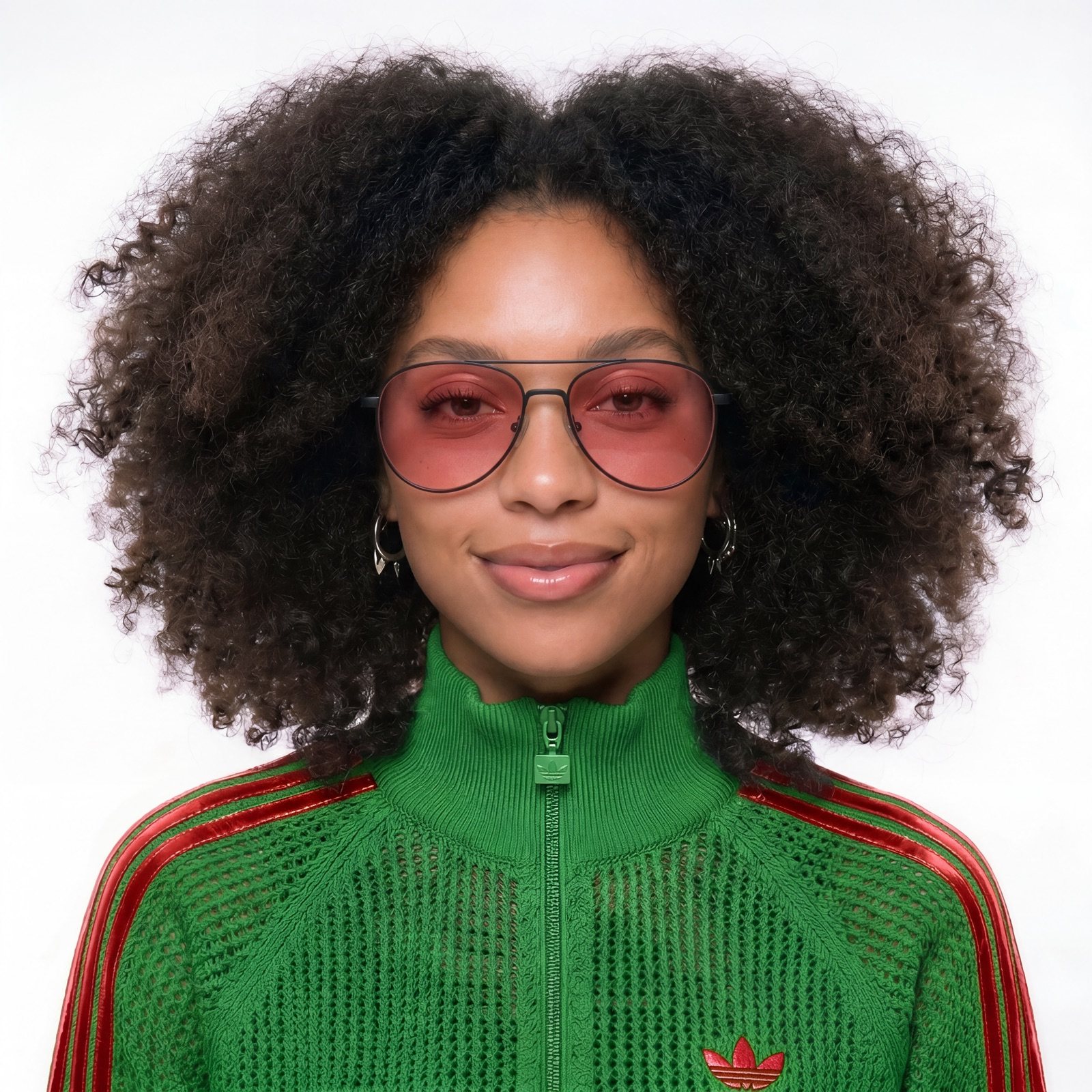 Wardrobe study, green track top variant