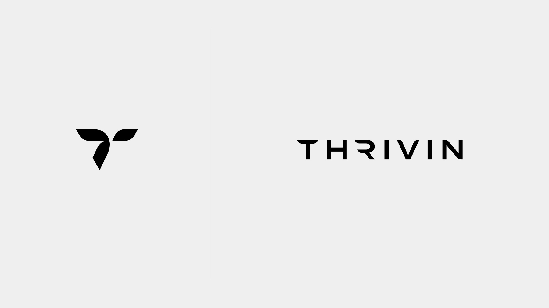 Thrivin mark and wordmark lockup